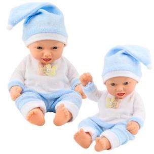 Opakowanie Lalka bobas w niebieskiej pożamce