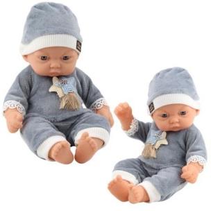 Opakowanie Lalka bobas w szarej piżamce