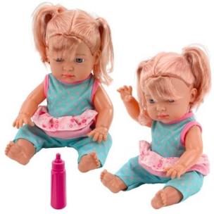 Opakowanie Lalka bobas w turkusowym komplecie kucyki butelka