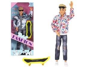 Opakowanie Lalka chłopiec z deskorolką 29cm