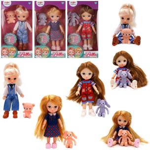 Opakowanie Lalka dziewczynka z przytulanką MIX