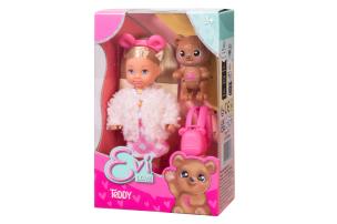 Lalka EL Evi 12cm w stroju misia. Wydawca: SIMBA. Multiszop.pl Opakowanie Lalka EL Evi 12cm w stroju misia