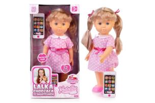 Opakowanie Lalka Natalia chodząca ze smartfonem 41cm