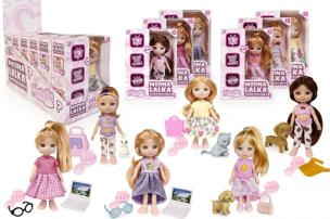 Opakowanie Lalka Natalia z akcesoriami 17cm mix