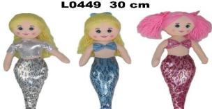 Opakowanie Lalka Syrenka 30cm MIX