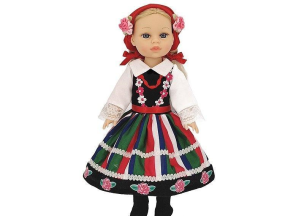 Opakowanie Lalka w stroju ludowym 38cm