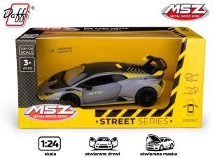 Opakowanie Lamborghini Huracan STO srebrno-szary