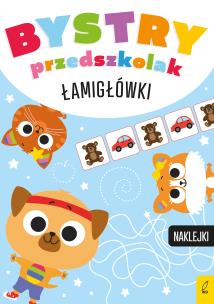 Okładka książki Łamigłówki. Bystry przedszkolak