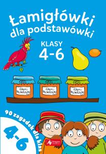 Okładka książki Łamigłowki dla podstawówki. Klasy 4-6 - uszkodzone