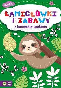 Okładka książki Łamigłówki i zabawy z leniwcem Luckiem