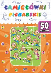 Łamigłówki piłkarskie. Autor: Opracowanie zbiorowe. Multiszop.pl Okładka książki Łamigłówki piłkarskie