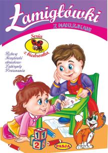 Okładka książki Łamigłówki z naklejkami
