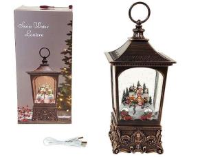 Opakowanie Lampion led z motywem świątecznym 32x15,5x15,5cm