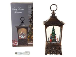 Opakowanie Lampion led z motywem świątecznym 32x15,5x15,5cm