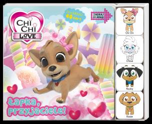 Łapka, przyjaciele! Chi Chi Love. Zagraj ze mną. Autor: Opracowanie zbiorowe. Multiszop.pl Okładka książki Łapka, przyjaciele! Chi Chi Love. Zagraj ze mną