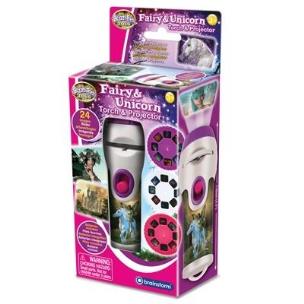 Latarka i projektor - Wróżka i jednorożec. Wydawca: Brainstorm. Multiszop.pl Opakowanie Latarka i projektor - Wróżka i jednorożec