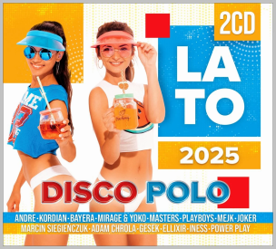 Lato 2025 Disco Polo 2CD. Autor:   Praca zbiorowa. Multiszop.pl Okładka książki Lato 2025 Disco Polo 2CD
