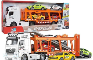 Opakowanie Laweta dwupoziomowa z 4 autami