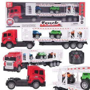 Opakowanie Laweta transportowa zdalnie sterowana z 3 autami