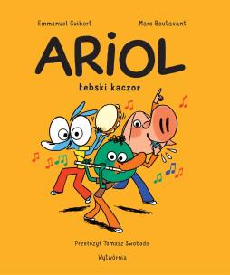 Okładka książki Łebski kaczor. Ariol. Tom 13