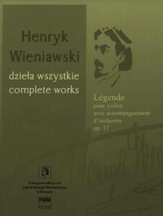 Okładka książki Legenda nuty na skrzypce i orkiestrę op. 17