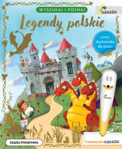 Legendy polskie. Wyszukaj i poznaj. Seria z piórem Kakadu. Autor: Liljana Bardijewska. Multiszop.pl Okładka książki Legendy polskie. Wyszukaj i poznaj. Seria z piórem Kakadu