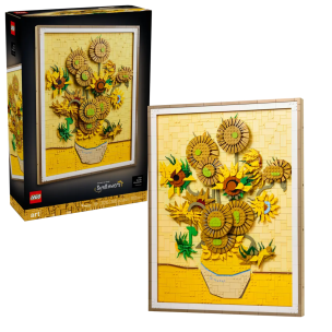LEGO 31215 Art - Słoneczniki Vincent van Gogh. Wydawca: LEGO(R). Multiszop.pl Opakowanie LEGO 31215 Art - Słoneczniki Vincent van Gogh