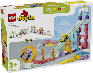 Opakowanie LEGO Duplo Town Kreatywne rampy 3w1 z pojazdami 10478