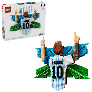 Opakowanie LEGO Editions Football Lionel Messi cieszynka 43018