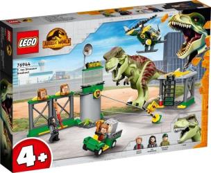 Okładka książki Lego JURRASIC WORLD 76944 Ucieczka tyranozaura