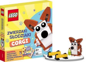 Okładka książki Lego Master Brand. Zwierzaki Słodziaki. Corgi
