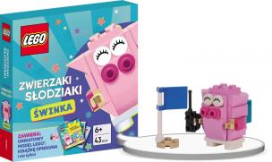 Okładka książki Lego Master Brand. Zwierzaki Słodziaki. Świnka