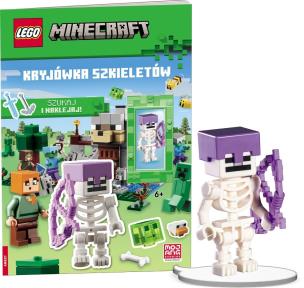 Okładka książki LEGO MINECRAFT. Kryjówka szkieletów