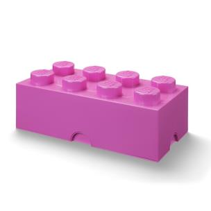 Opakowanie Lego pojemnik klocek ósemka różowy