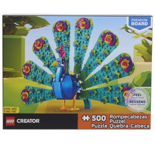 Opakowanie Lego Puzzle 500 Peacock