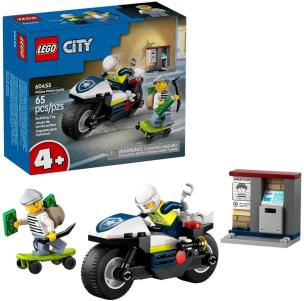 LEGO(R) CITY 60455 Pościg na motocyklu policyjnym. Wydawca: LEGO(R). Multiszop.pl Opakowanie LEGO(R) CITY 60455 Pościg na motocyklu policyjnym