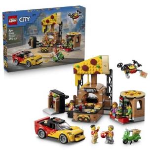 Opakowanie LEGO(R) CITY 60496 (4szt) Dostawa pizzy z pojazdami