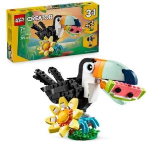 LEGO(R) CREATOR 31173 Dzikie zwierzęta: Trop tukan. Wydawca: LEGO(R). Multiszop.pl Opakowanie LEGO(R) CREATOR 31173 Dzikie zwierzęta: Trop tukan