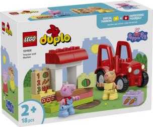 Opakowanie LEGO(R) DUPLO 10468 Peppa Pig Ciągnik i rynek