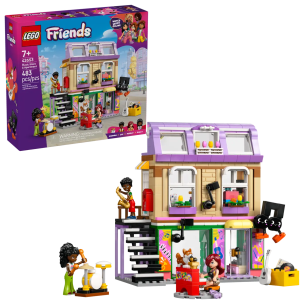 LEGO(R) FRIENDS 42653 Sklep muzyczny i mieszkanie. Wydawca: LEGO(R). Multiszop.pl Opakowanie LEGO(R) FRIENDS 42653 Sklep muzyczny i mieszkanie