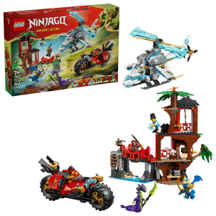 Opakowanie LEGO(R) NINJAGO 71857 Bitwa ninja: domek na drzewie z pojazdami