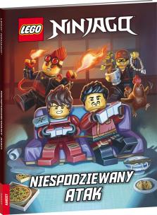 LEGO(R) NINJAGO(R). Niespodziewany atak. Autor: Steve Behling. Multiszop.pl Okładka książki LEGO(R) NINJAGO(R). Niespodziewany atak