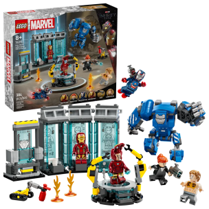 Opakowanie LEGO(R) SUPER HEROES 76315 Laboratorium Iron Mana: Zbrojownia