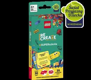 Okładka książki Lego Recreate. Karty wyzwań. SUPERszkoła