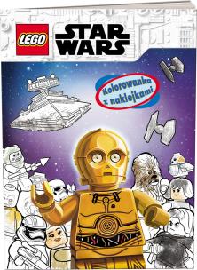 Okładka książki Lego Star Wars Kolorowanka z naklejkami NA-6301