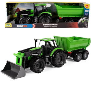 Lena Worxx Traktor z przyczepą Deutz Fahr 7250. Wydawca: Lena. Multiszop.pl Opakowanie Lena Worxx Traktor z przyczepą Deutz Fahr 7250