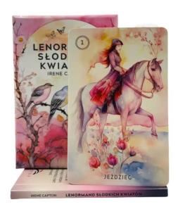 Lenormand słodkich kwiatów. Autor: Irene Captijn. Multiszop.pl Okładka książki Lenormand słodkich kwiatów