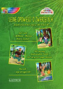 Okładka książki Leśne opowieści o zwierzętach. Bajki edukacyjne...