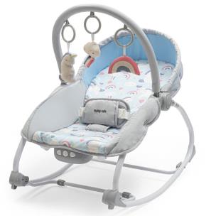 Leżaczek multifunkcyjny z wibracjami unicorn. Wydawca: Baby Mix. Multiszop.pl Opakowanie Leżaczek multifunkcyjny z wibracjami unicorn