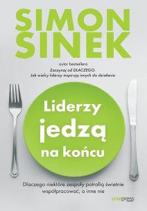 Okładka książki Liderzy jedzą na końcu